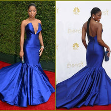 Load image into Gallery viewer, Keke Palmer Emmy Awards Evening Dress New V Neck Long Women Wear Celebrity Party Dress Formal Event Gown Custom Made Plus Size
